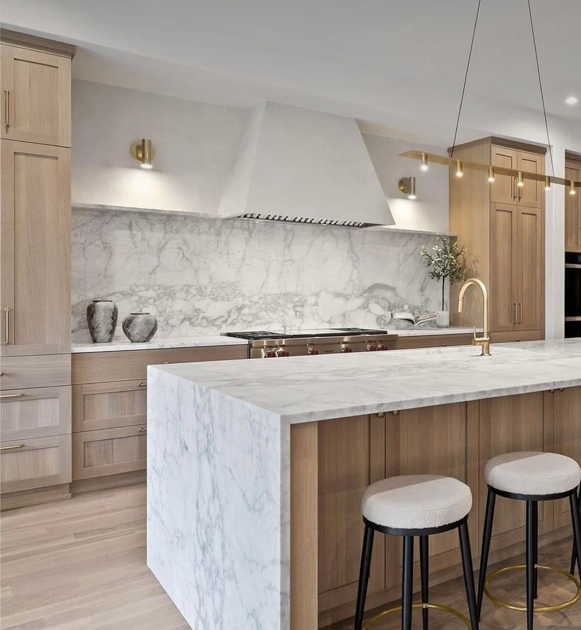 Warm Contemporary Kitchen Remodel by Foxtail Builders project photo
